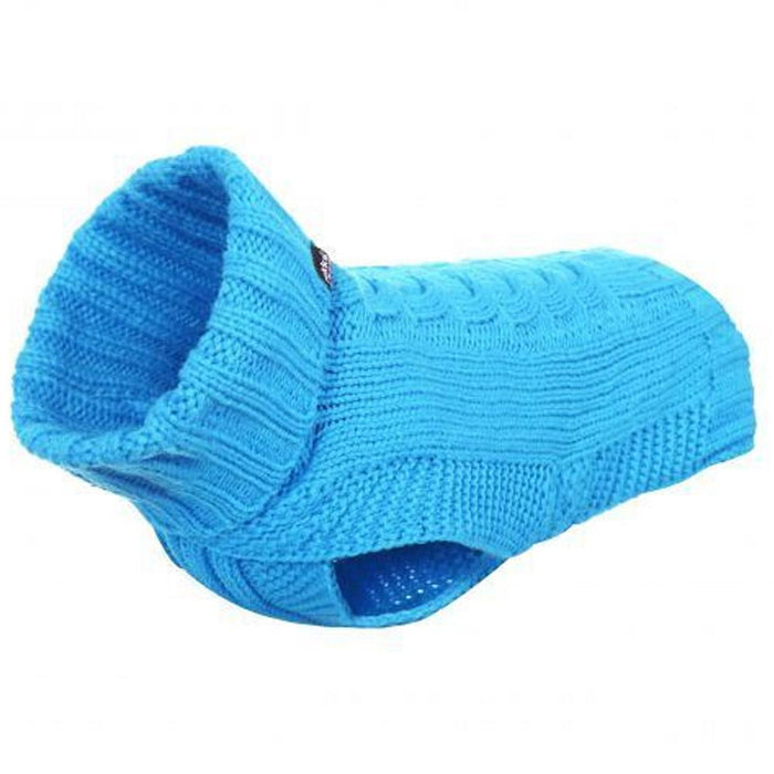Rukka Pets Rukka Pets Pets Wooly Luxury Knit Extra Warm Comfy Dog Jumper Turquoise – Premium Dog Accessory UK – premium dog gear for UK pets – size m