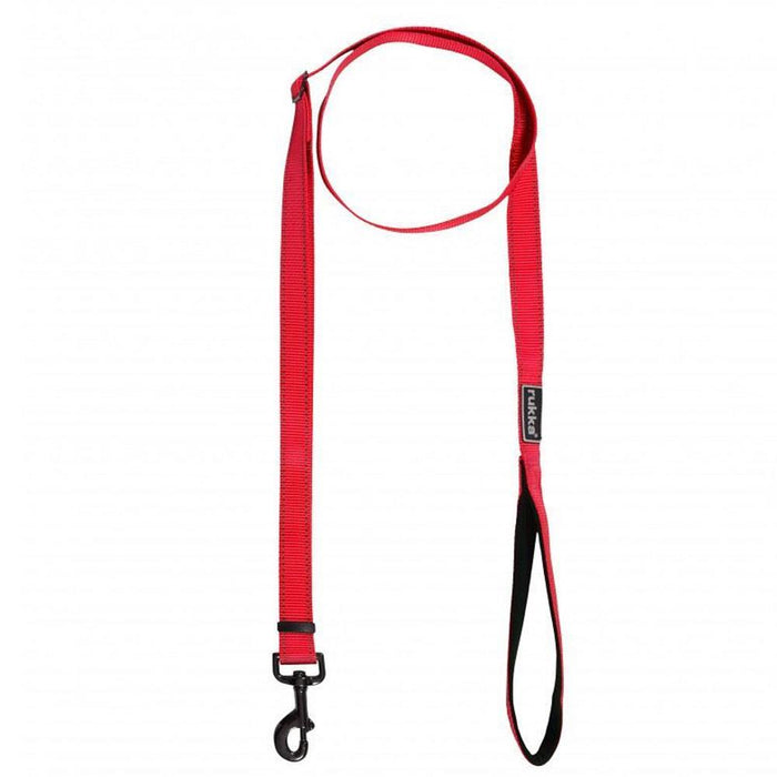 Rukka Pets Rukka Pets Pets Bliss Durable Adjustable Red Dog Leash – Premium Dog Accessory UK – premium dog gear for UK pets – size 200cmx10mm(s)