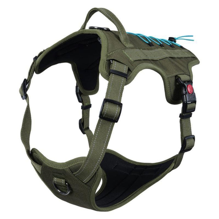 Rukka Pets Rukka Pets Bliss X Trek Dog Harness – Army Green – Reflective & Adjustable Dog Harness UK – premium dog gear for UK pets – size small