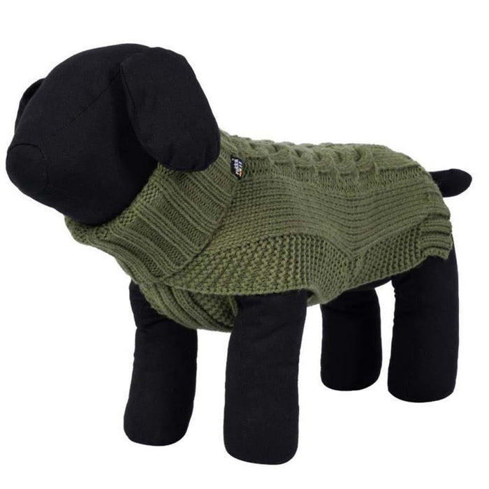 Rukka Pets Rukka Pets Pets Dog Wooly Knitwear Olive – Premium Dog Accessory UK – premium dog gear for UK pets – size large