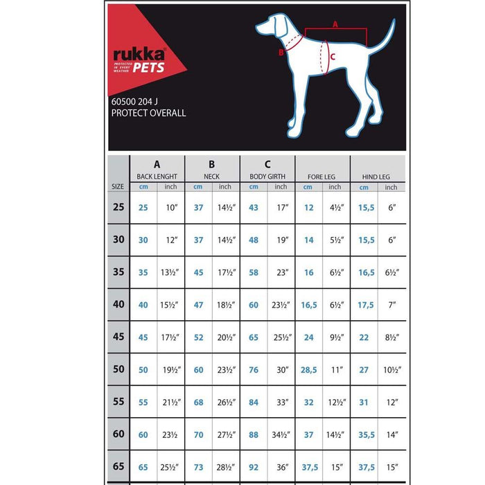 Combinaison de protection jaune pour chien Rukka Pets 2022