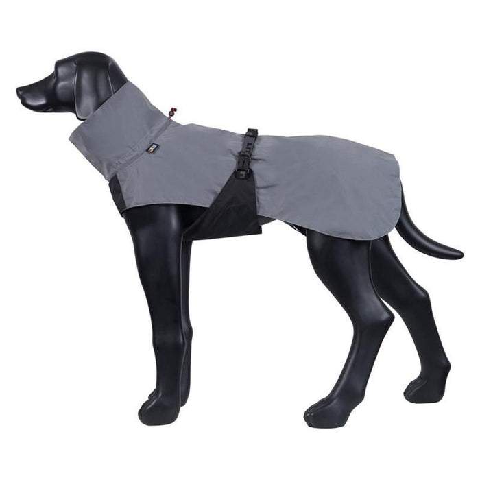 Rukka Pets Dog Shine Raincoat Reflect Grey