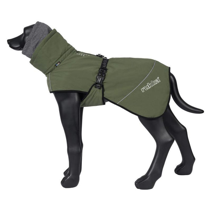 Rukka Pets Dog Warm Up 2.0 Coat Oliwkowy