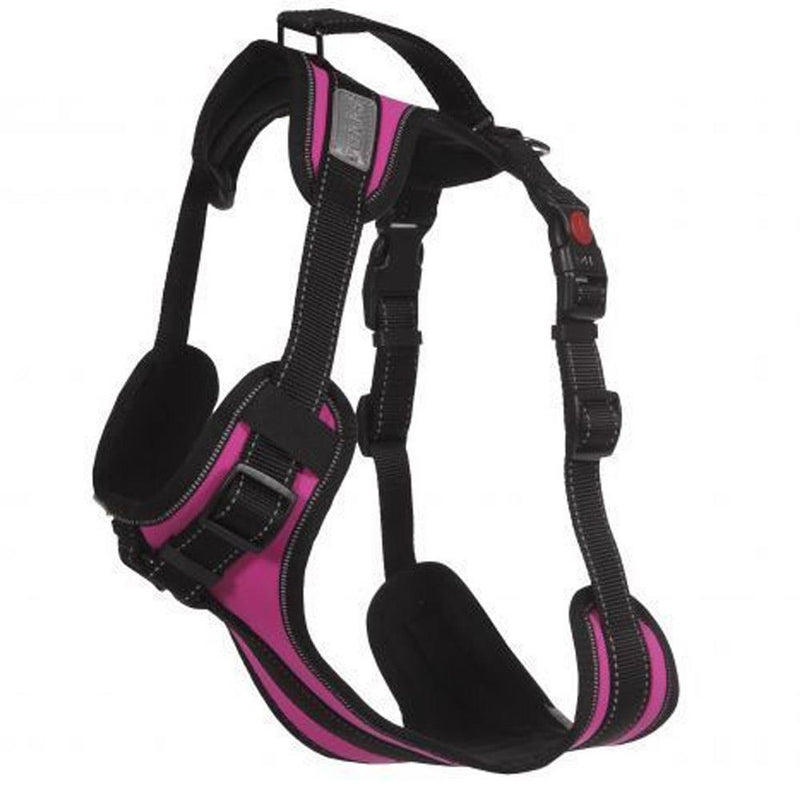 Rukka Pets Rukka Pets Pets Solid Adjustable Durable Adventure Dog Harness Hot Pink – Reflective & Adjustable Dog Harness UK – premium dog gear for UK pets – size m