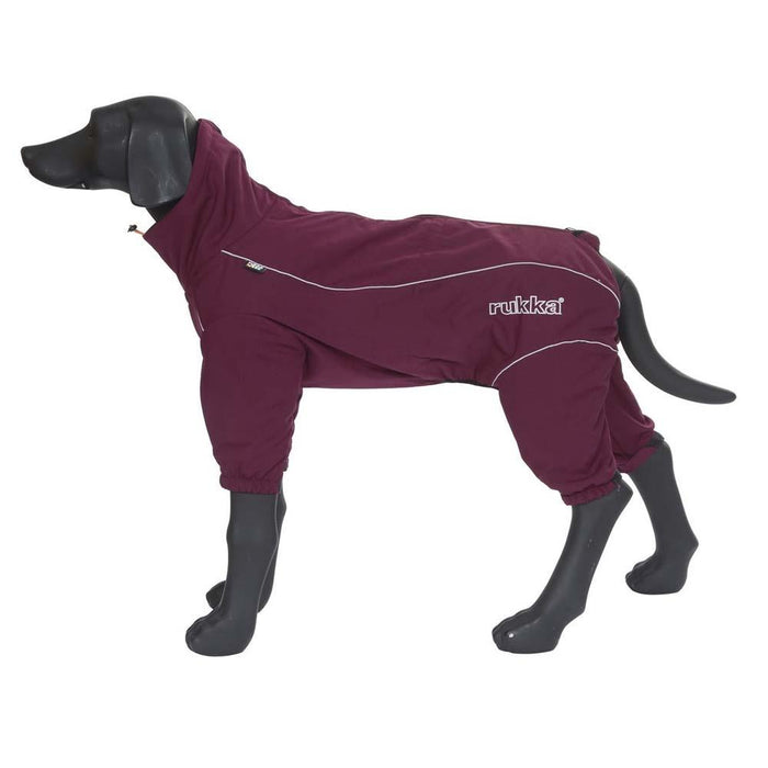 Combinaison thermique d'hiver coupe-vent pour chien Rukka Pets Thermal Adventure Bordeaux 