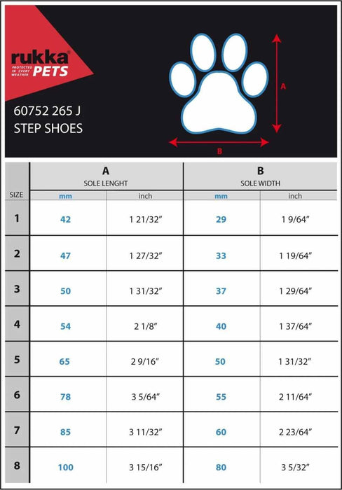 Rukka Pets Step Shoes Size 1