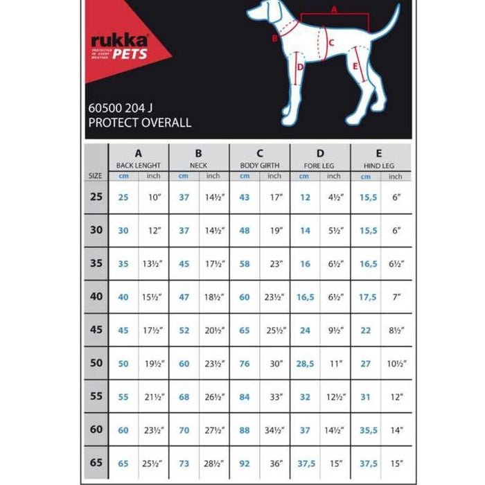 Combinaison de protection contre les intempéries pour chien Rukka Pets Olive 