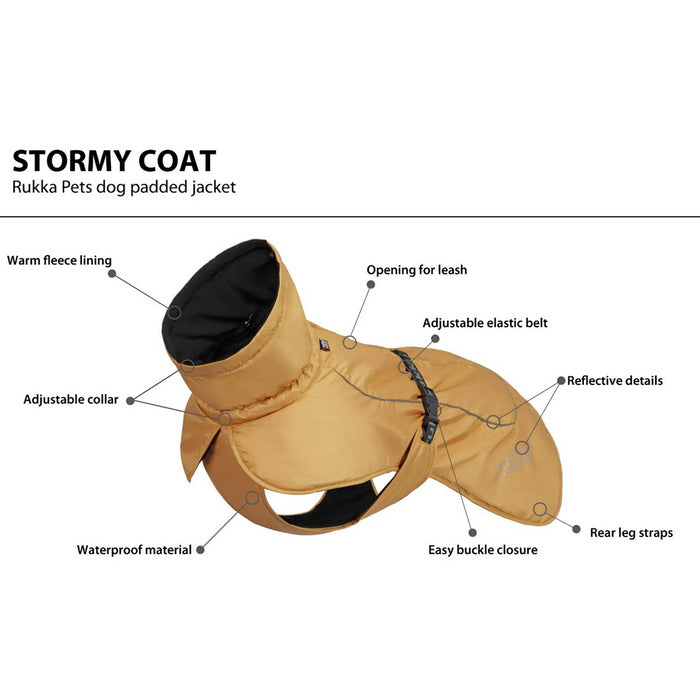 Rukka Pets Stormy Coat Honey