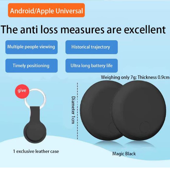 Bluetooth Pet Tracker GPS Anti-Lost Tag for Dogs Cats iPhone Android Waterproof