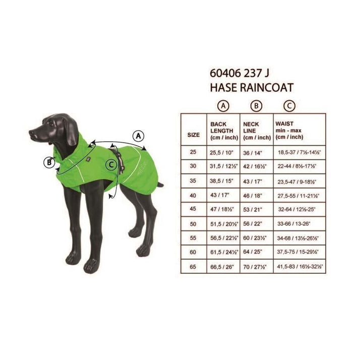 Rukka Pets Hase Outdoor Wodoodporny Płaszcz Przeciwdeszczowy Dla Psów Turquoise 