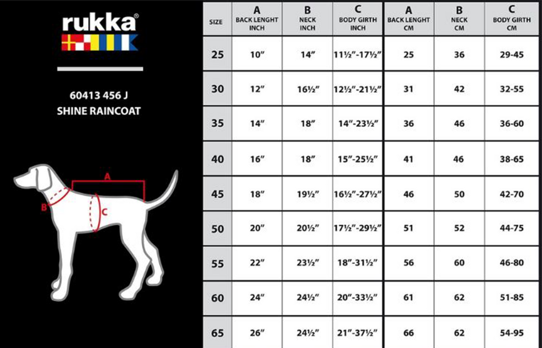 Rukka Pets Dog Shine Raincoat Reflect Grey