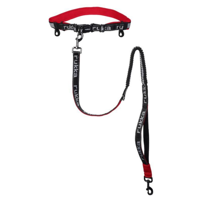 Rukka Pets Dog Hike Running Belt & Lead Red