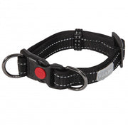 Rukka Pets Rukka Pets Pets Solid Adjustable Black Dog Collar – Premium Dog Accessory UK – premium dog gear for UK pets – size 30-50cmx30mm(m)