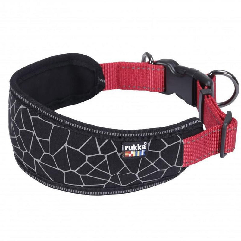 Rukka Pets Rukka Pets Pets Cube Soft Safety Lock Dog Collar – Premium Dog Accessory UK – premium dog gear for UK pets – size 45-70cmx30mm(l)