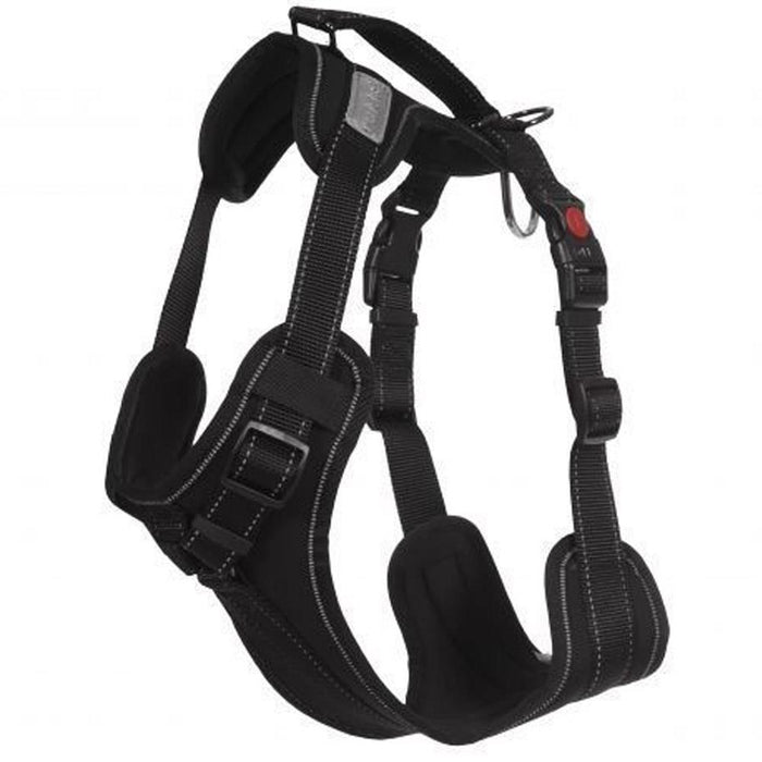 Rukka Pets Solid Adjustable Durable Adventure Dog Harness Black