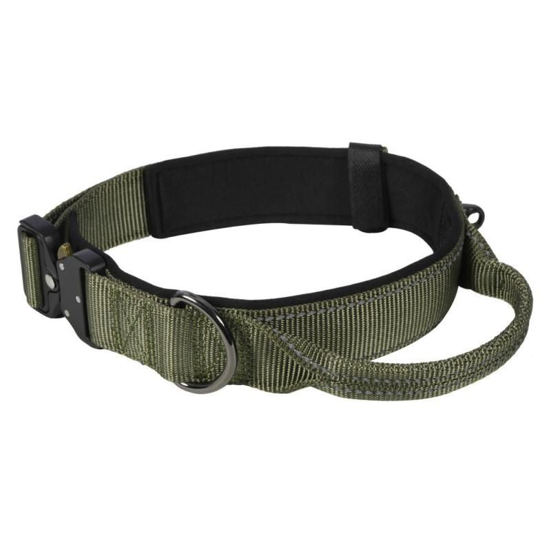 Rukka Pets Rukka Pets Pets Mission Collar Army Green – Premium Dog Accessory UK – premium dog gear for UK pets – size large 54-61 x 50cm x 4cm