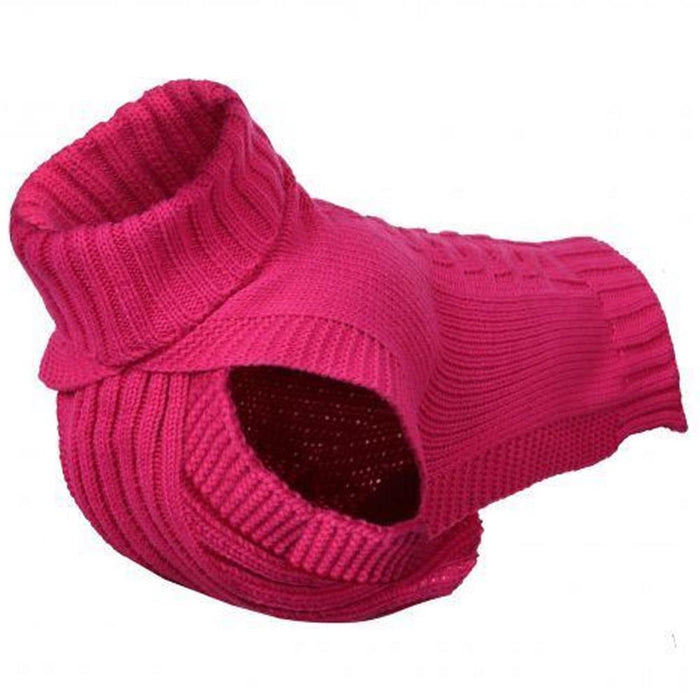 Rukka Haustiere Wooly Luxus stricken extra warm bequem Hund Jumper Pink