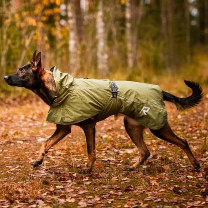 Rukka Pets Dog Sky Green Waterproof Raincoat