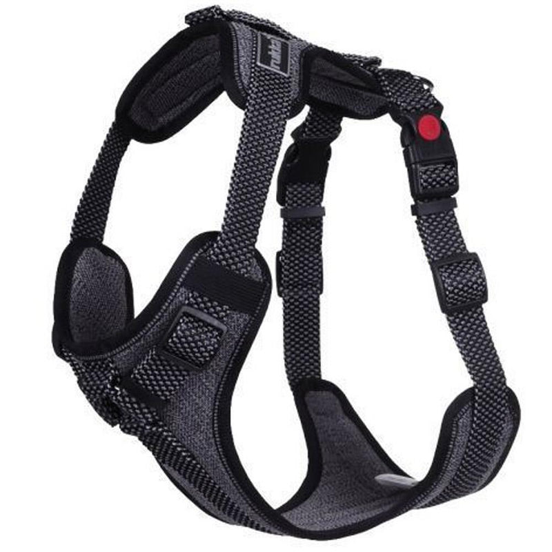 Rukka Pets Rukka Pets Pets Star Adjustable Durable Comfy Adventure Dog Harness Black – Reflective & Adjustable Dog Harness UK – premium dog gear for UK pets – size xs