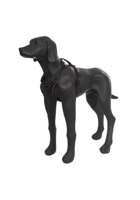 Rukka Pets Solid Adjustable Durable Adventure Dog Harness Black