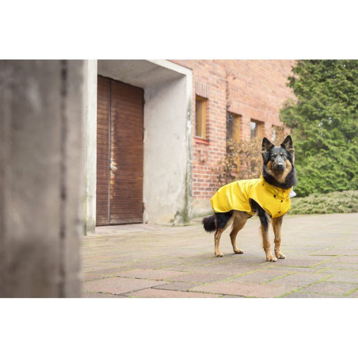 Rukka Pets Stream Waterproof Yellow Dog Raincoat