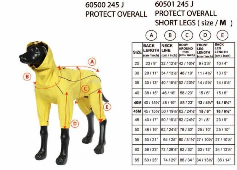 Rukka Pets Weather Protective Black Dog Overall