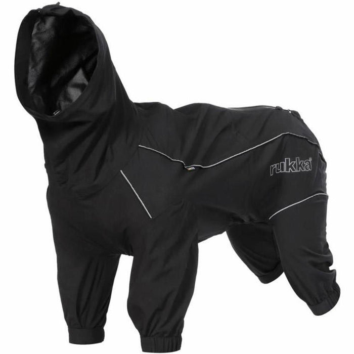 Rukka Pets Weather Protective Black Dog Overall