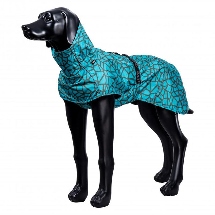 Rukka Pets Hayton Warm Turquoise Dog Raincoat