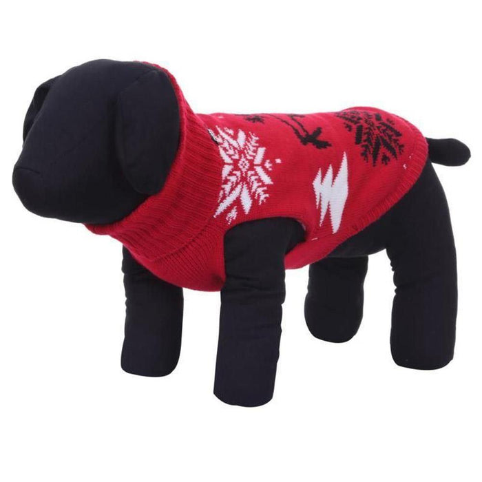 Rukka Pets Merry Christmas Knitted Winter Dog Jumper