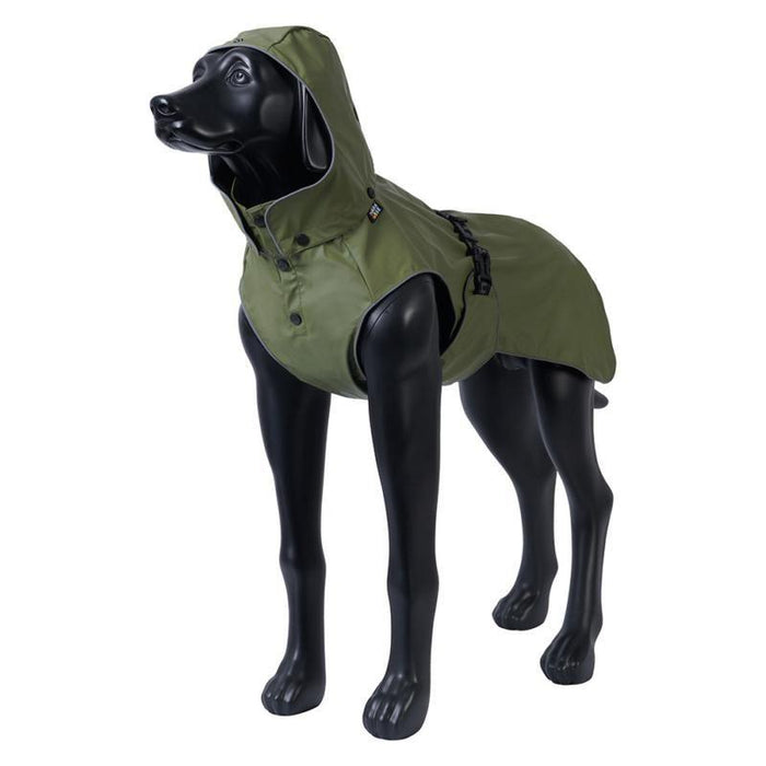 Rukka Pets Dog Streamy Eco Raincoat Olive