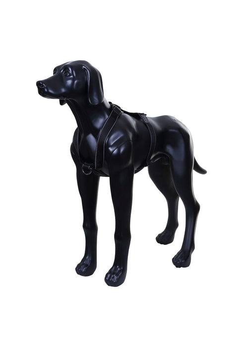 Rukka Pets Form Ergonomic Adjustable Reflective Adventure Dog Harness Black