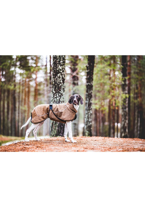Rukka Pets Comfy Knit Warm Breathable Adventure Dog Jacket Brown