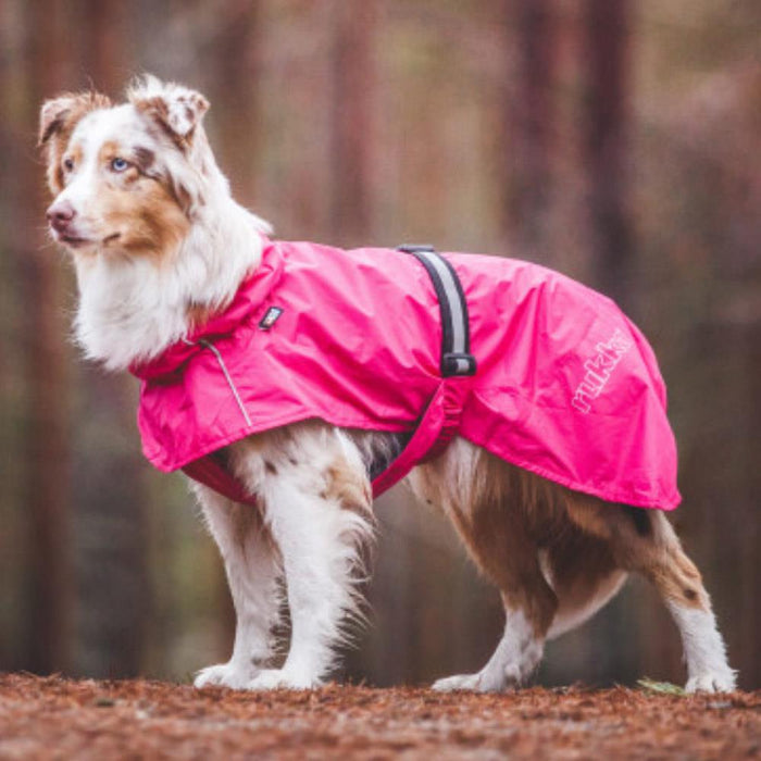 Rukka Pets Hase Outdoor Waterproof Adventure Dog Raincoat Hot Pink