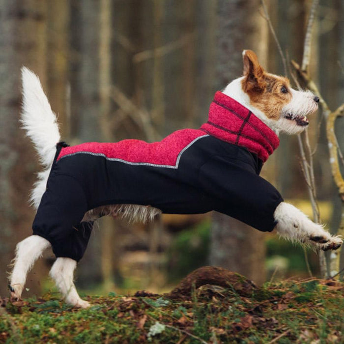 Rukka Pets Subrima Knit Fleece Pink Dog Overall