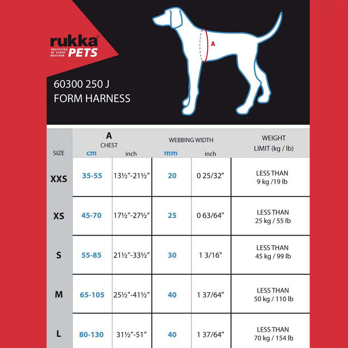 Rukka Pets Form Neon Yellow Comfy Dog Harness