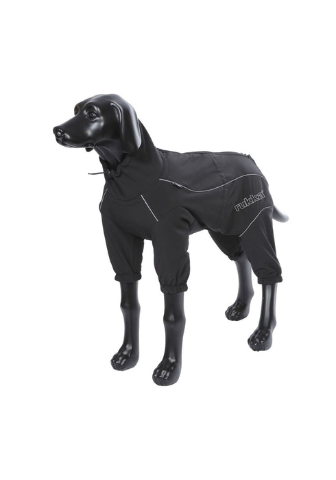 Rukka Pets Thermal Winter Windproof Thermal Adventure Dog Overall Black