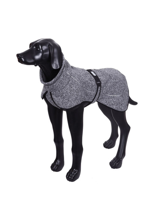 Rukka Pets Comfy Knit Warm Breathable Adventure Dog Jacket Black