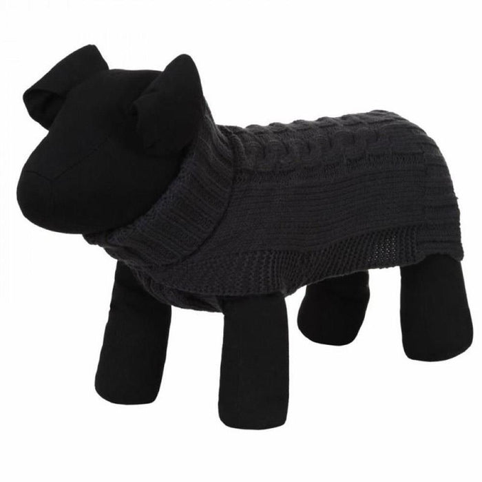 Rukka Pets Wooly Luxury Knit Extra Warm Comfy Dog Jumper Grey