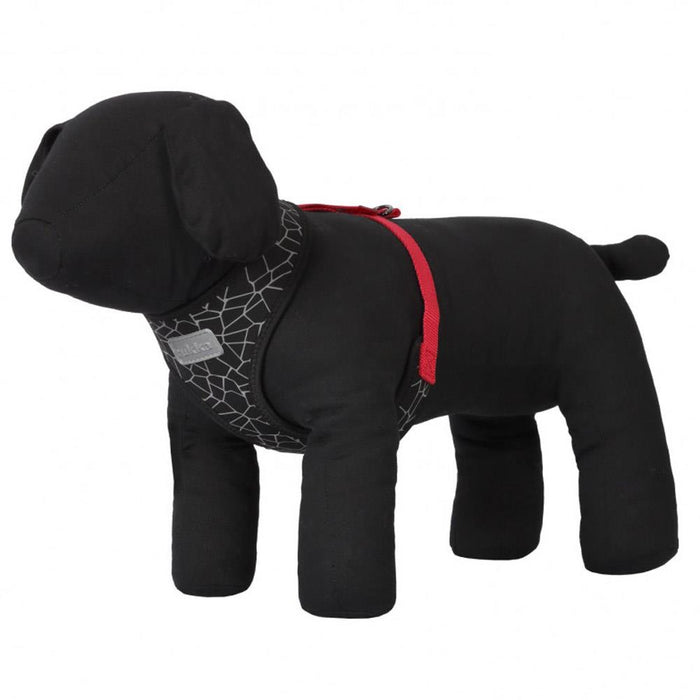 Rukka Pets Cube Mini Black Red Comfy Dog Harness