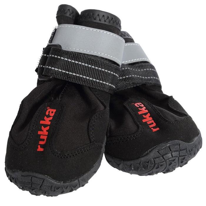 Rukka Pets Proff Outdoor Waterproof Adventure Protective Dog Shoe Black