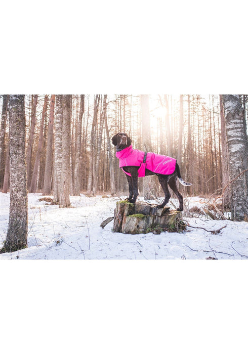 Rukka Pets Warmup Outdoor Windproof Thermal Adventure Dog Jacket Hot Pink