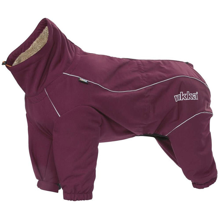 Rukka Pets Thermal Winter Windproof Thermal Adventure Dog Overall Burgundy